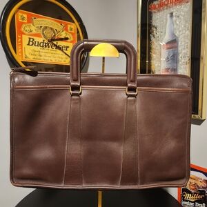 1996 Vintage Coach Brown Briefcase